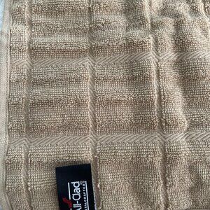 All-Clad Solid Woven Dish Cloth, Set of 6 Tan NWT